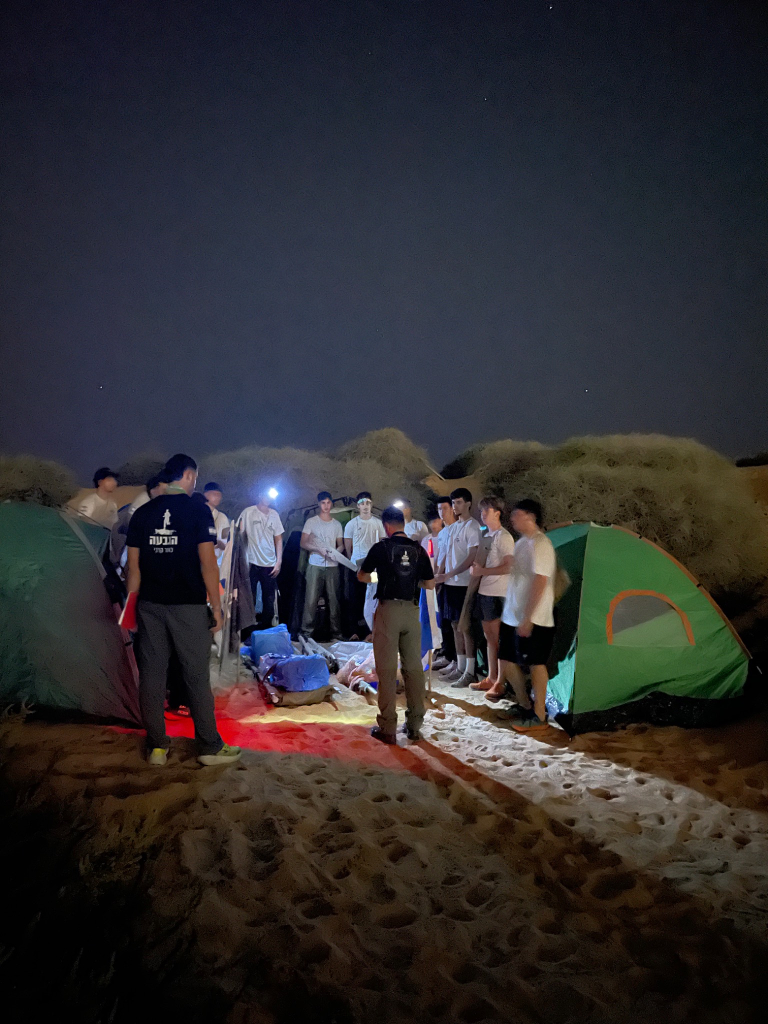 אימון לילה בשטח